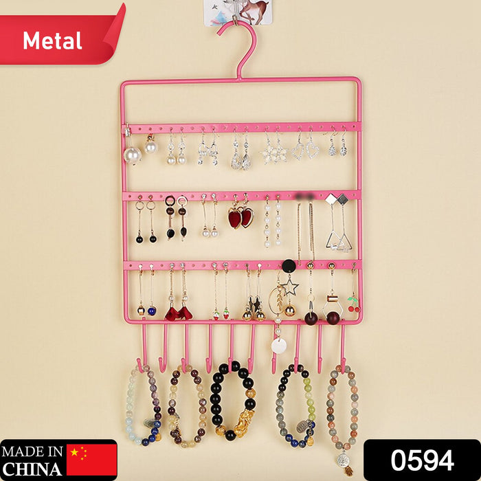 Wooden Earrings Display Stand Jewelry Shelf Holder Organizer For Necklace  Bracelet Hair Accessories Keychain Showcase Hanger - Jewelry Packaging &  Display - AliExpress